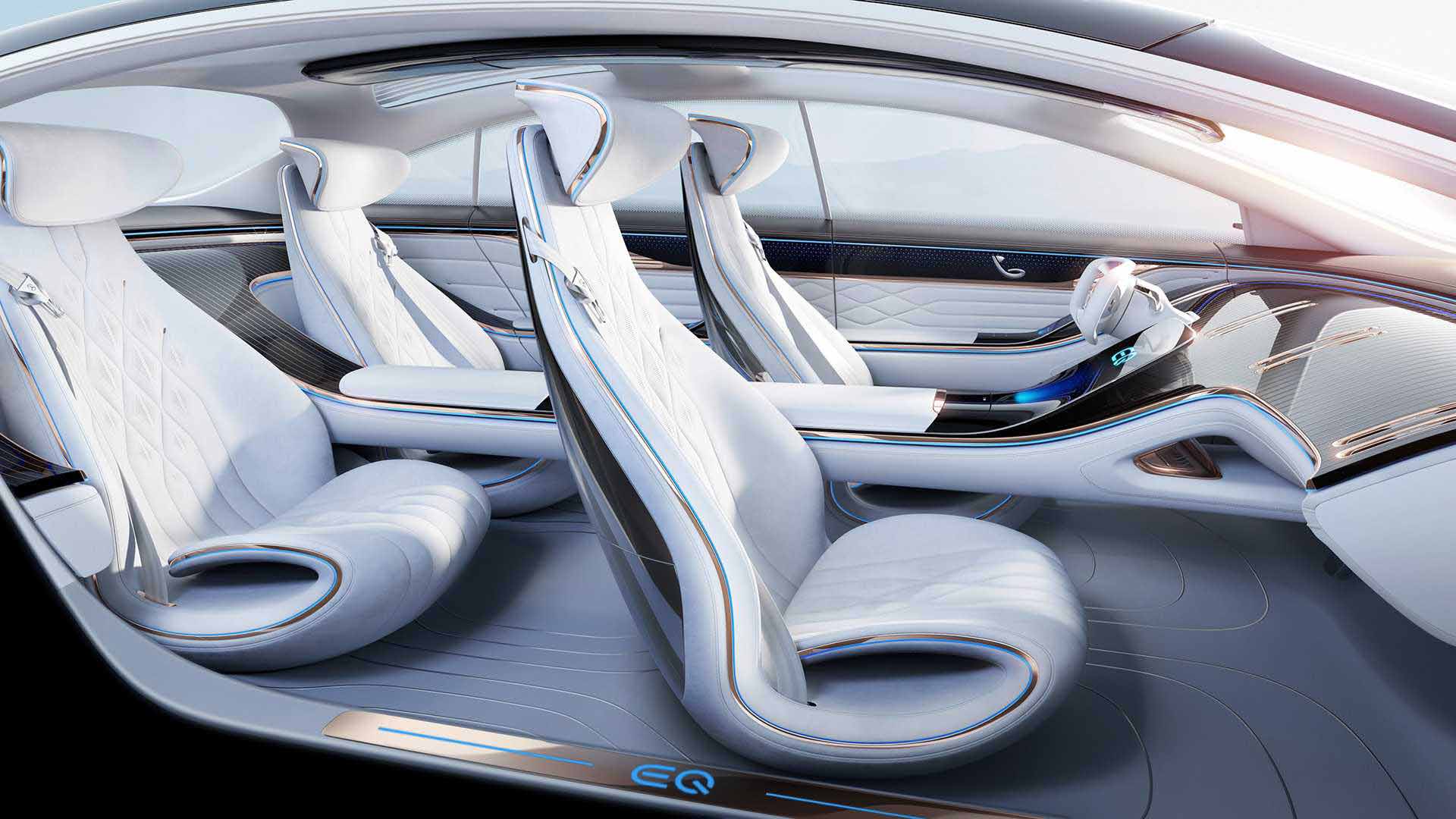 مرسدس بنز ، خودرویی از آینده-فضای داخلی بنز